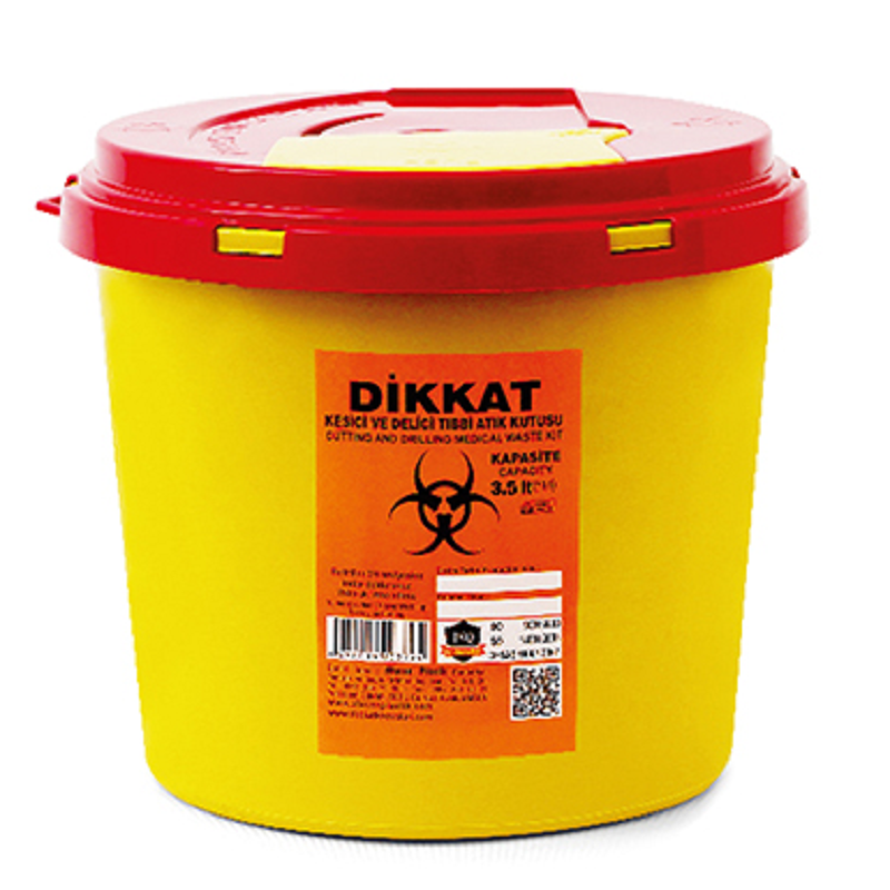 Контейнер для медичних відходів, голок 3,5 л (8692843000525)